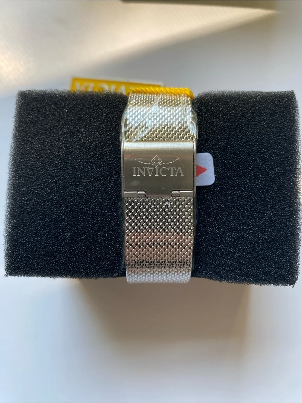 NEW Invicta Unisex Angel Starlight 38mm Light Blue Dial Silver Mesh Watch